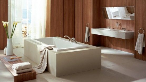 13 Luxury Bathroom Design Ideas by Axor | Baño de lujo moderno .
