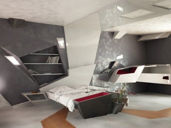 13 The Most Cool And Wacky Bedrooms Ever | Diseño de interiores .
