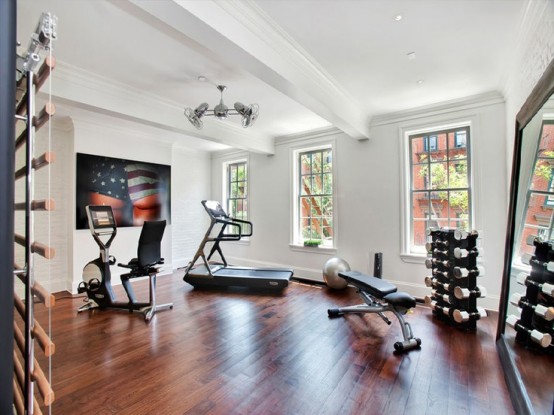 58 Well Equipped Home Gym Design Ideas - DigsDi