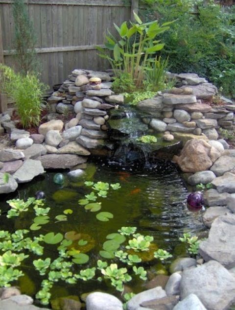 75 Relaxing Garden And Backyard Waterfalls | Fountains backyard .