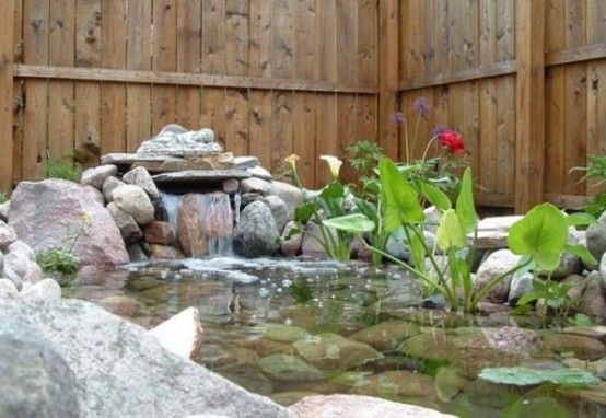 63 Relaxing Garden And Backyard Waterfalls | DigsDigs | Ponds .