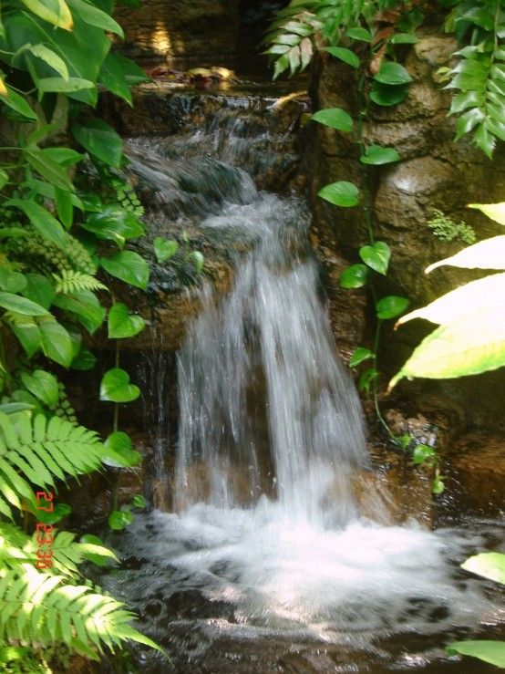 63 Relaxing Garden And Backyard Waterfalls | DigsDigs | Waterfalls .
