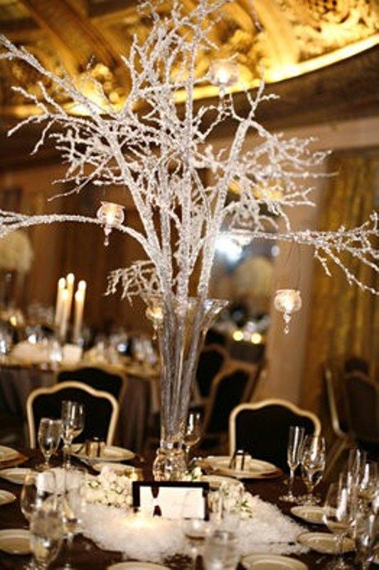 75 Charming Winter Centerpieces | DigsDigs | Winter wedding .