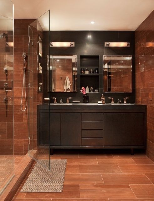 97 Stylish Truly Masculine Bathroom Décor Ideas (With images .