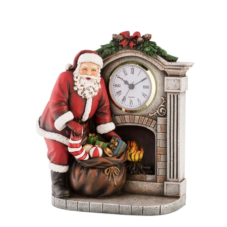 Aynsley Christmas Clock Belleek.c