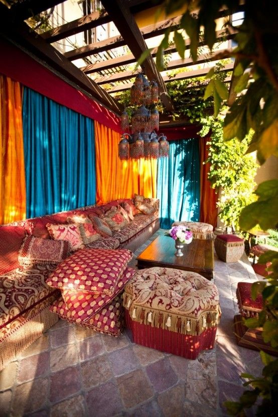 26 Adorable Boho Chic Terrace Designs (With images) | Bohemian .