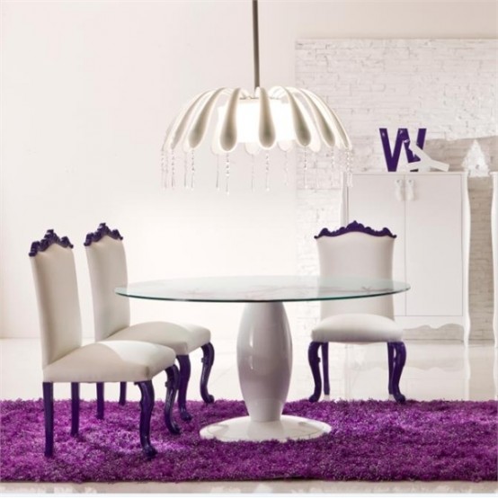 Amazing Violet Dining Room - Sinfonia 14 by Moda - DigsDi