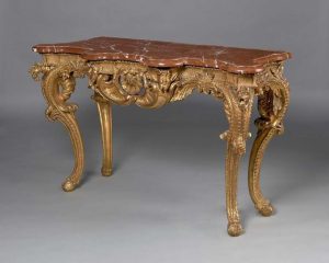 Carved Giltwood Rococo Side Table | 1stdibs.com | Side table .