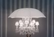 Art Deco Chandelier With An Umbrella - DigsDi