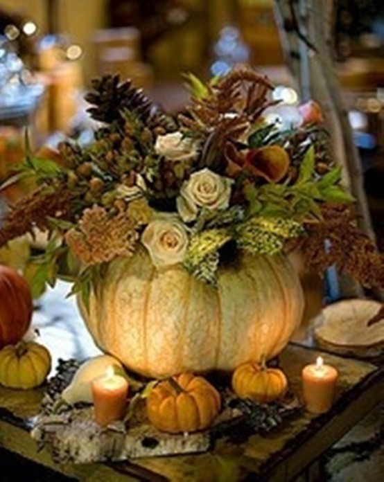 65 Awesome Pumpkin Centerpieces For Fall And Halloween Table .