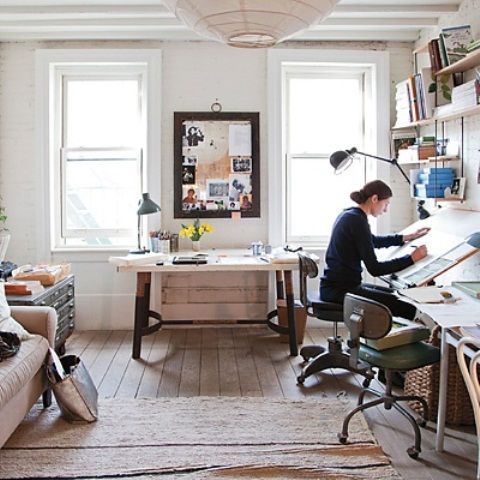 42 Awesome Rustic Home Office Designs | Rustic home offices, Art .