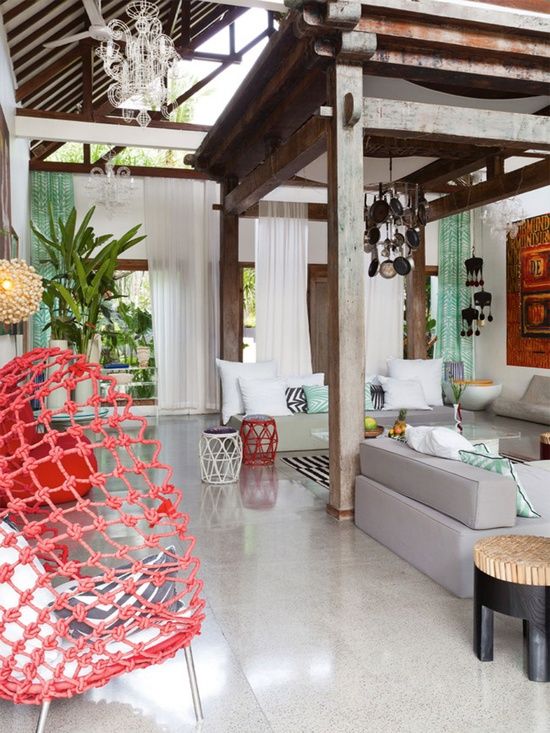 Home Decor Photos: Bali Home Design In Colonial And Pop Art Style .