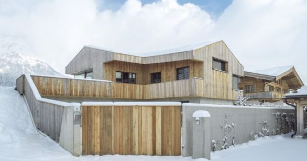 Barn-Like Alpine Cottage With Modern Interiors | DigsDigs .