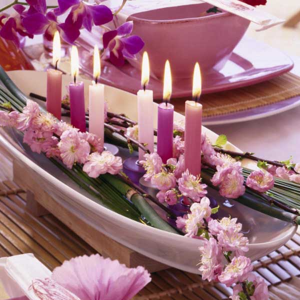 20 Candles Centerpieces, Romantic Table Decorating Ideas for .