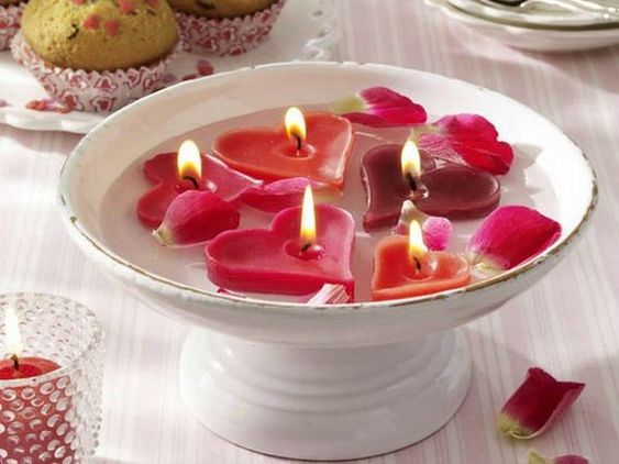 20+ Valentine's Day Romantic Candle Decoration Ideas | CollageC