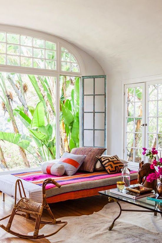 23 Beautiful Boho Sunroom Design Ideas | Home, Sunroom decorating .