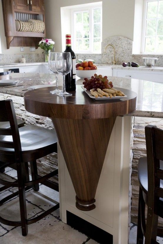 Beautiful Kitchen Design With Marble And Natural Wood | Beautiful .