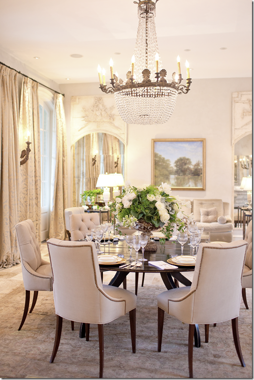 The Beautiful World of Amy Howard | Luxury dining room, Round .