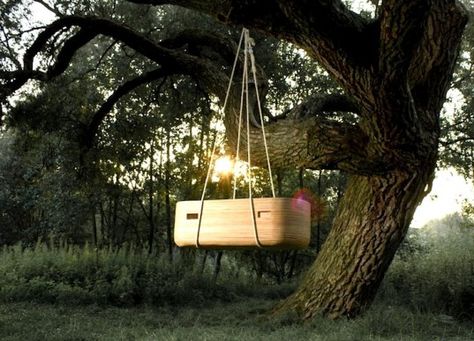 The NOACH Cradle by VanJoost Hangs from Ceilings or Trees (With .