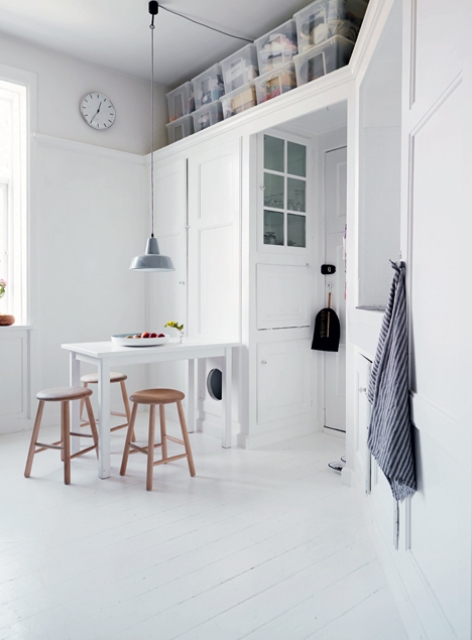Beautiful White Home With Smart Storage Solutions - DigsDi