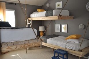 Three Boys, One Room | Bunk bed designs, Boy bedroom design, Space .