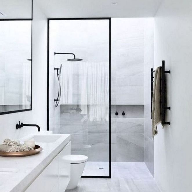 37 How to Choose Modern Monochrome Bathroom Ideas Black & White .