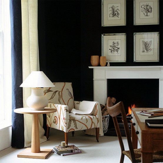 21 Creative&Inspiring Black And White Traditional Living Room .