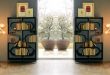 Black Bookcase And Room Divider That Reminds Humans DNA - DNA by .