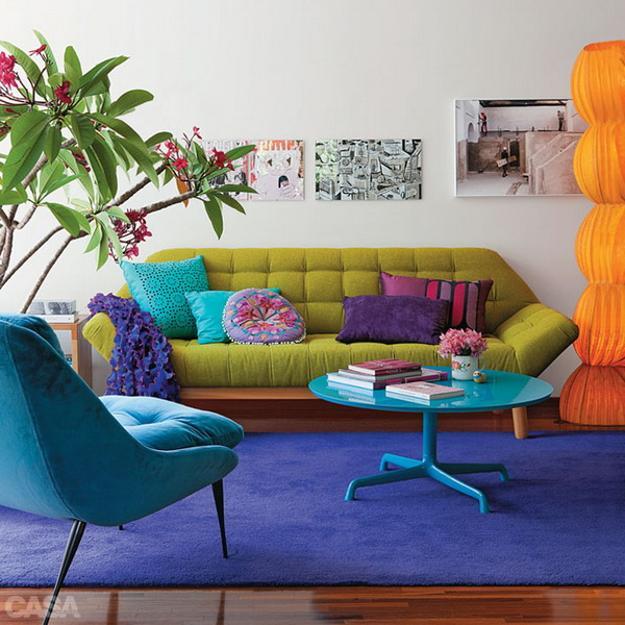 Bright Room Colors and Modern Ideas for Decorating Small .