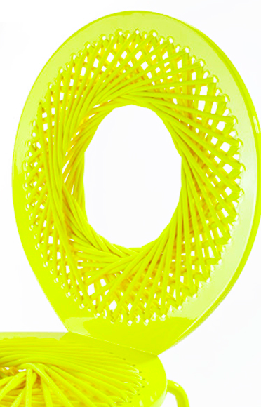 inspired by string art the Stretch Chair by Jessica Carnevale .
