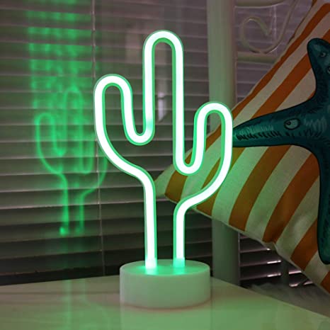 Amazon.com: Cactus Neon Signs, LED Neon Light Sign with Holder .