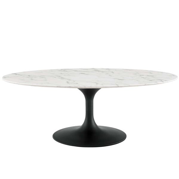 Shop Lippa 48" Oval-Shaped Coffee Table - Overstock - 279731