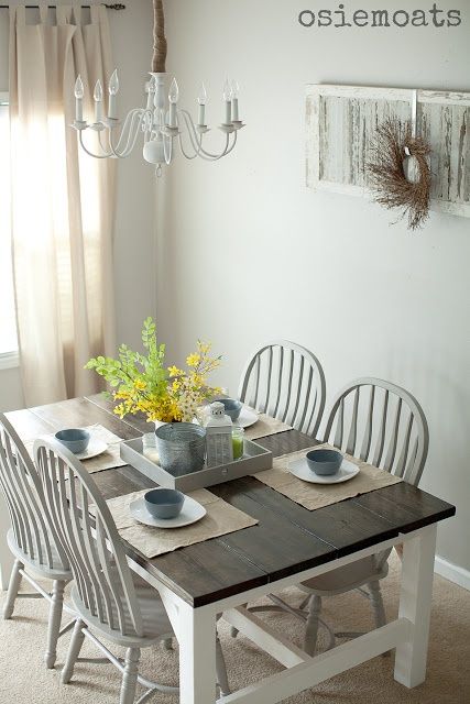 47 Calm And Airy Rustic Dining Room Designs | Cottage dining rooms .
