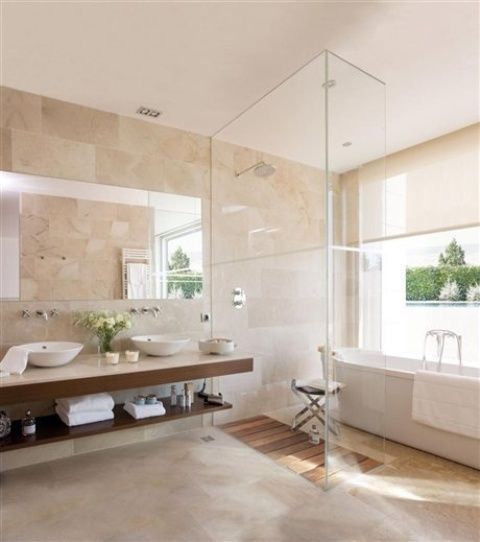 30 Calm And Beautiful Neutral Bathroom Designs | DigsDigs - Home .