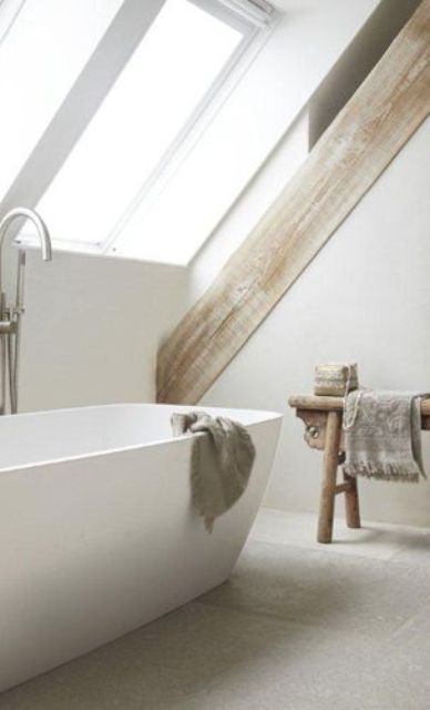 30 Calm And Beautiful Neutral Bathroom Designs - DigsDi