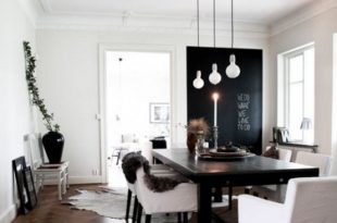 Casual Nordic Interior In Black, White And Grey - DigsDi