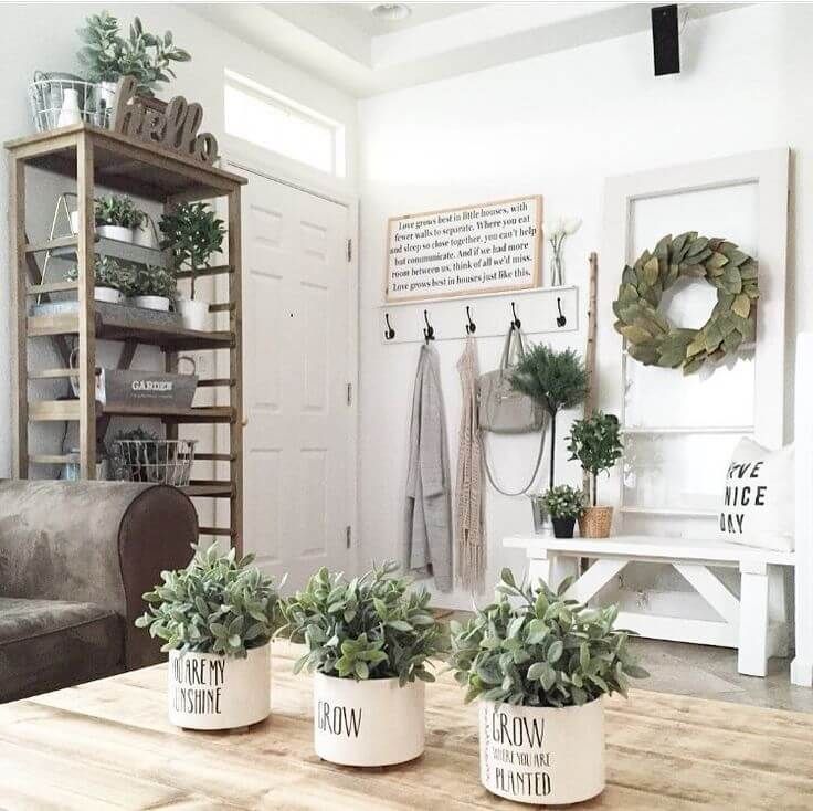 36 Lovely Farmhouse Plant Decor Ideas to Add a Touch of Nature to .