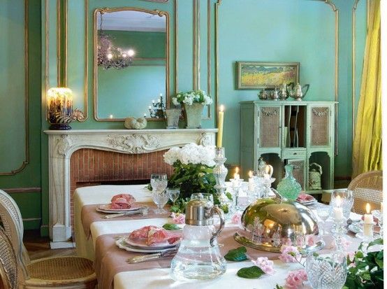 48 Charming French Dining Room Design Ideas | Dining room french .