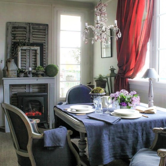 48 Charming French Dining Room Design Ideas - DigsDi
