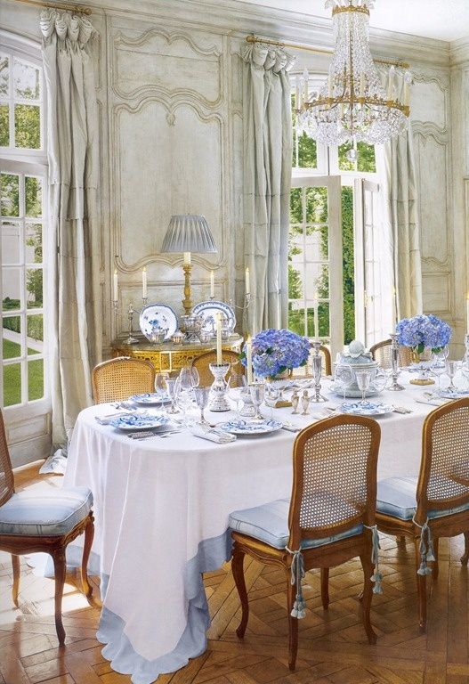 French Dining – Parisian Chic | French country dining room decor .