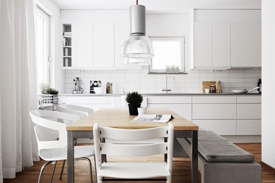 varm minimalism | stil inspiration | Home kitchens, Kitchen .
