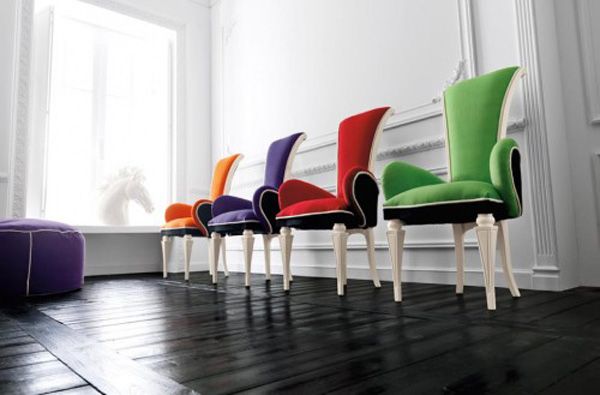 These would be the coolest dining chairs.. probably in red for me .