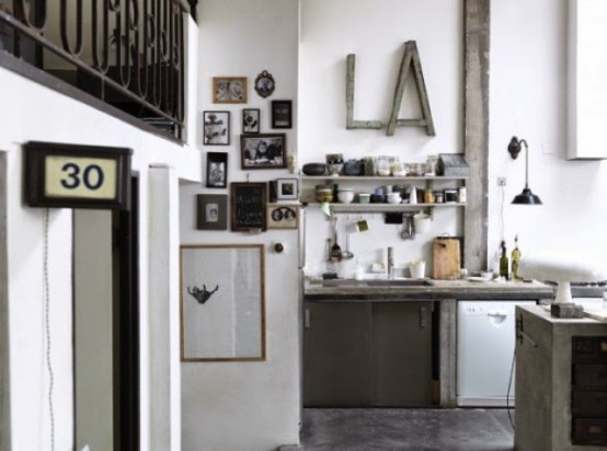 Chic Industrial Paris Loft From An Old Factory - DigsDi