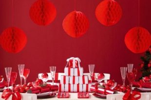 40 Christmas Decoration Ideas In All Shades Of Red - DigsDi