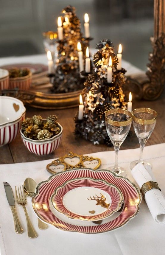 Christmas Table Settings You Gonna Love | Christmas tableware .