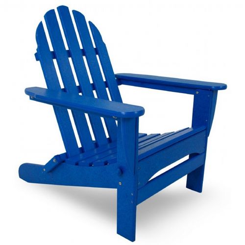 POLYWOOD® Classic Folding Adirondack Chair Vibrant Colors PW .