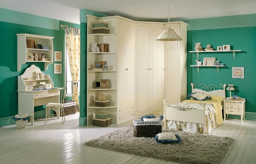 20 Comfy Kids Bedrooms Designs in Classic Style from Effedue .