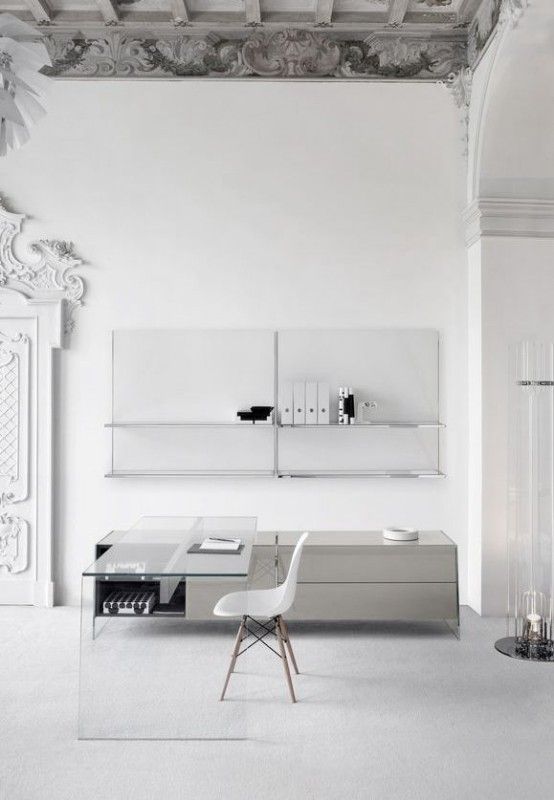 37 Stylish, Super Minimalist Home Office Designs | Minimalist .