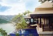 Cliff-Side Villa in Distinctively Asian Flavor with a Private Edge .