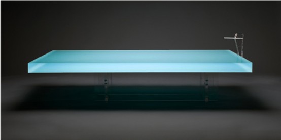 Coffee Table That Reminds a Real Swimming Pool by Freshwest - DigsDi
